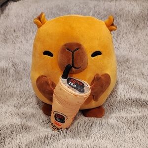 Kung Fu Tea Capybara Snackles Plush